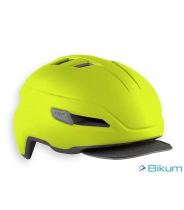 CASCO MET CORSO AMARILLO FLUOR - Imagen 1