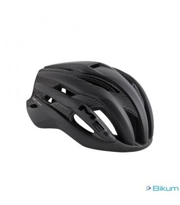 CASCO MET TRENTA 3K CARBON NEGRO - Imagen 1