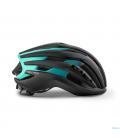 CASCO MET TRENTA NEGRO VERDE - Imagen 2