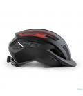 CASCO MET ALLROAD NEGRO ROJO - Imagen 2