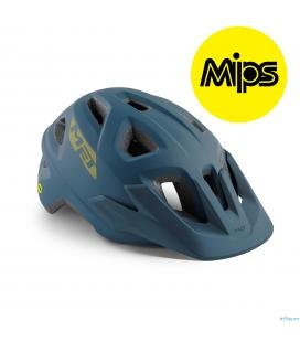 CASCO MET ECHO MIPS AZUL PETROL - Imagen 1